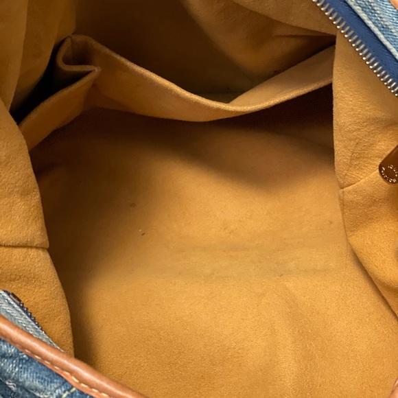 SOLD-Louis Vuitton vintage denim bag - Picture 7 of 12